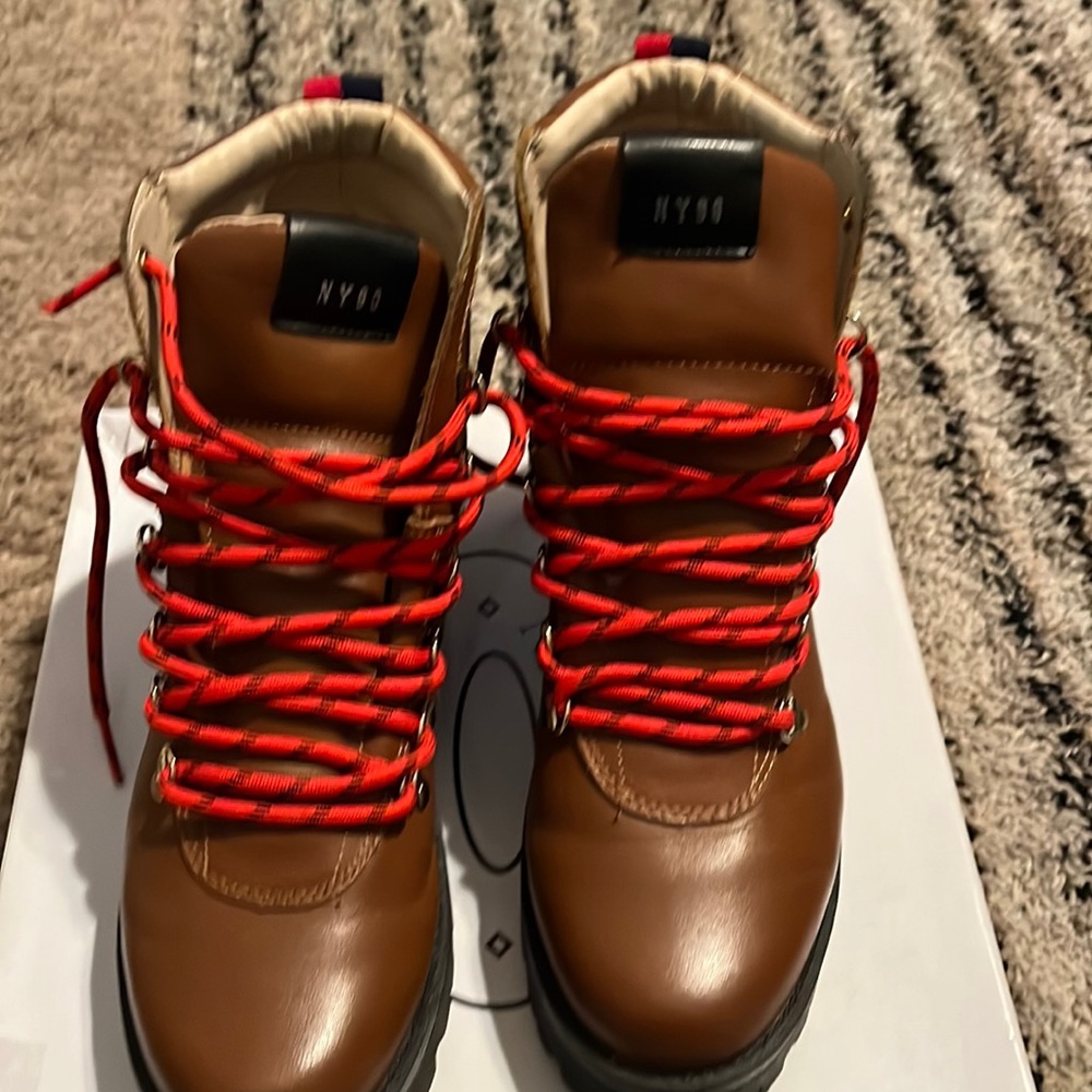 Steve Madden brown combat boots